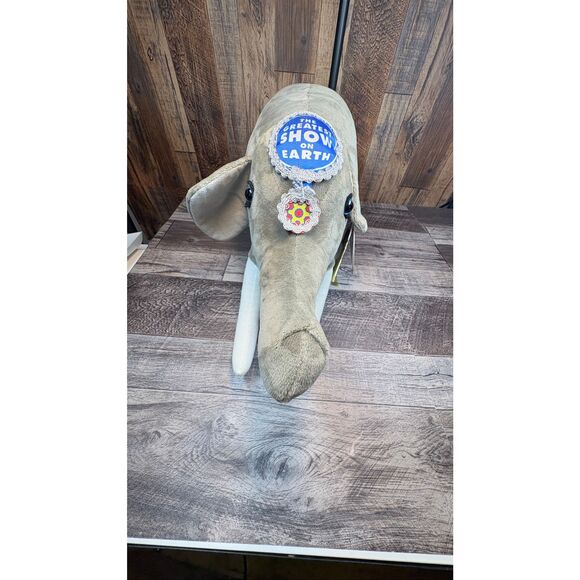 Ringling Bros Barnum & Bailey 144th Anniversary Edition Stuffed Plush Elephant - Picture 2 of 6